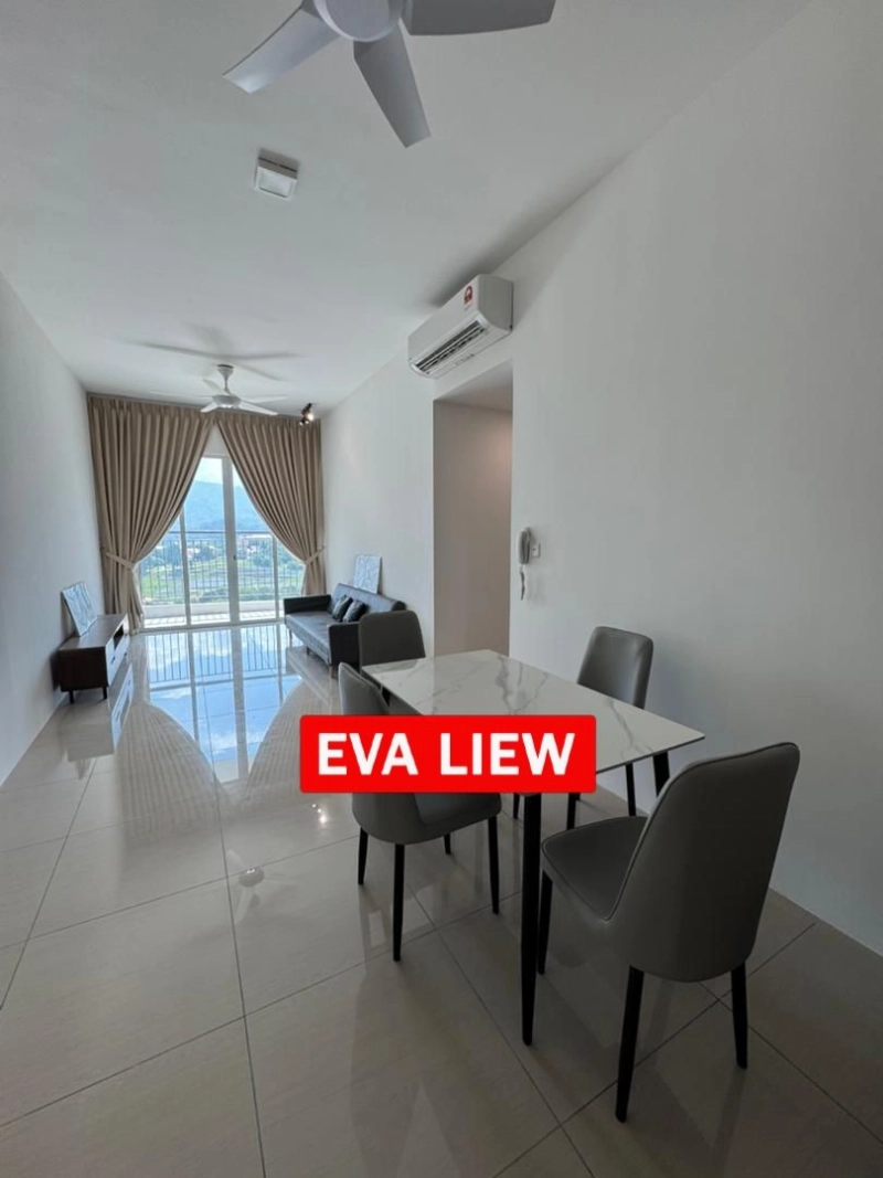 Zen6 Condo Gelugor Furnished & Renovated City view 2 Car Park Qb mall