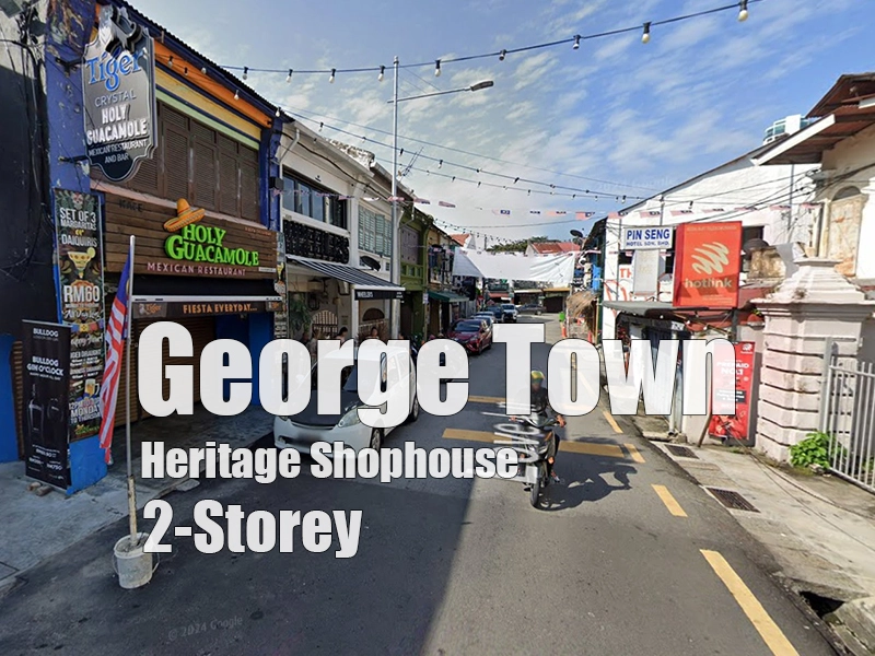 End Lot Shophouse for Rent | Love Lane Georgetown | F&B Ready