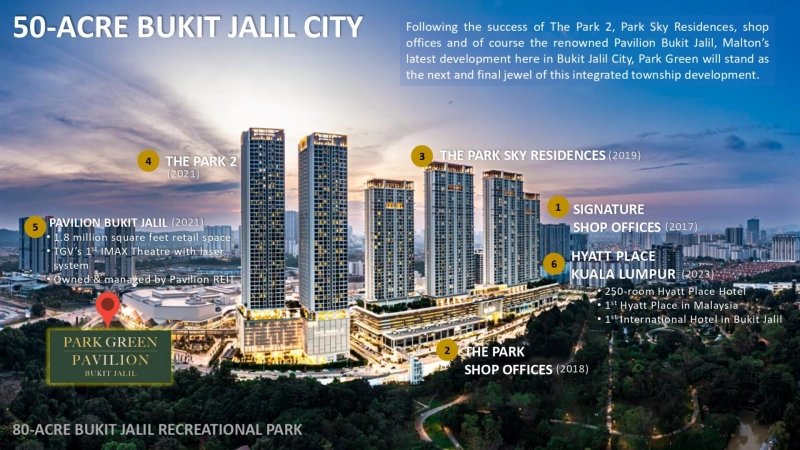 Most Luxurious Integrated Lifestyle Living at Bukit Jalil - Parkgreen Bukit Jalil City