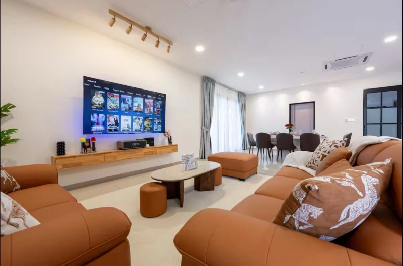 Cozy Pool Villa @Seremban PD 4bed Rooms and gaming room