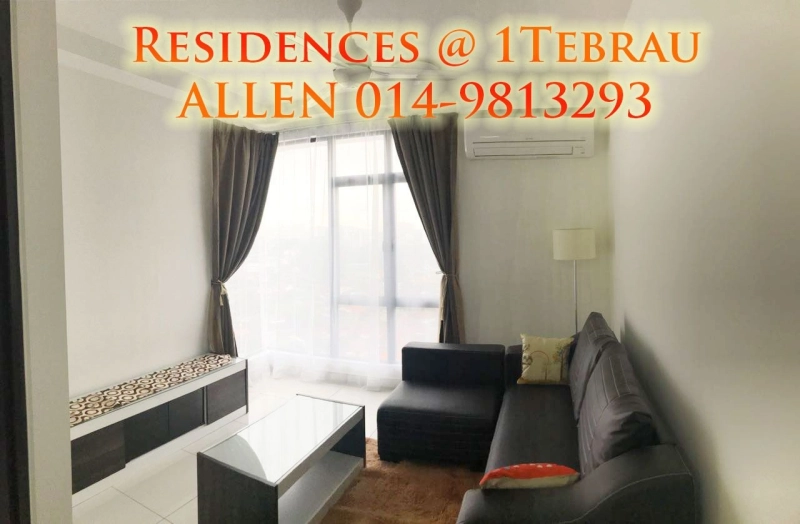 Residences @ 1 Tebrau High Floor & Windy! Fully Furnished