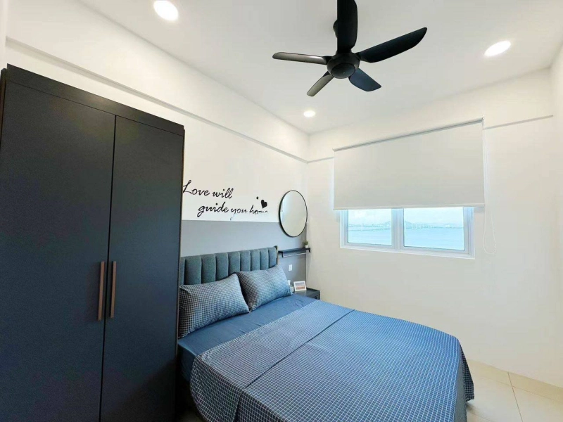 The Zen Bayan Lepas Seaview Furnished & Renovated Queensbay Mall area