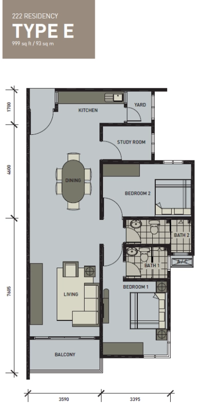 Fully Furnished Condo @ Residensi 222, Setapak, KL