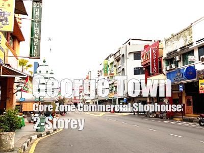 Chulia Street 2-Storey Core Zone Commercial Shophouse for Sale | Georgetown