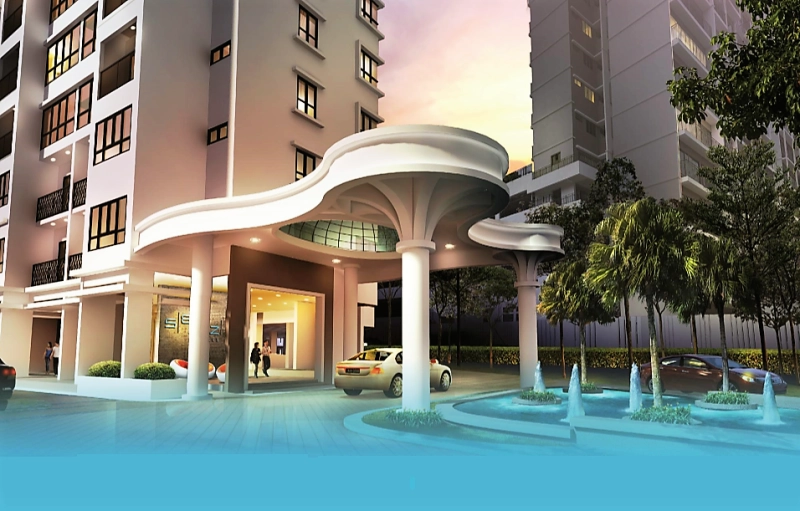 Senzvilles, Sungai Ara. Fully Furnished on High Floor Level. Nice View.
