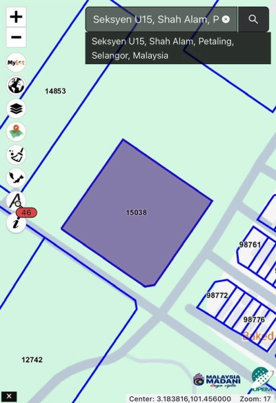 BUKIT CHERAKAH SHAH ALAM TANAH PERTANIAN