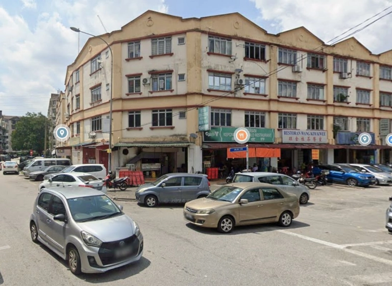 G FLOOR TAMAN PUSAT KEPONG SHOP, Actual, CORNER LOT, Tenanted, Low Deposit