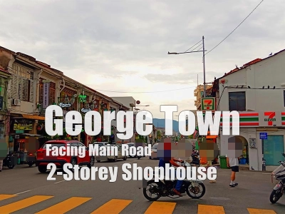 Chulia Street Shophouse for Rent | Georgetown Main Road Frontage