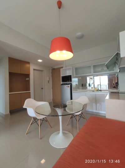 超值优惠！古晋路 Kiara East 65 砰米，全包家具，ID 精装修，步行850米  Batu MRT, 150ｍ Taman Wahyu KTM. ８公里 吉隆坡市中心