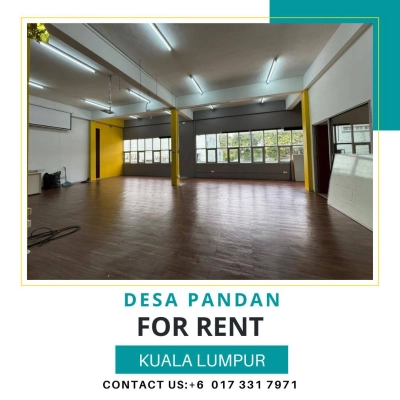Office Space for Rent @ Desa Pandan, Kuala Lumpur!