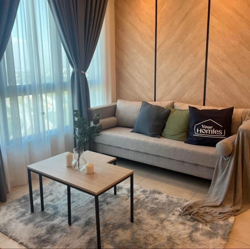 Fully furnished studio unit for rent in D’secret Garden