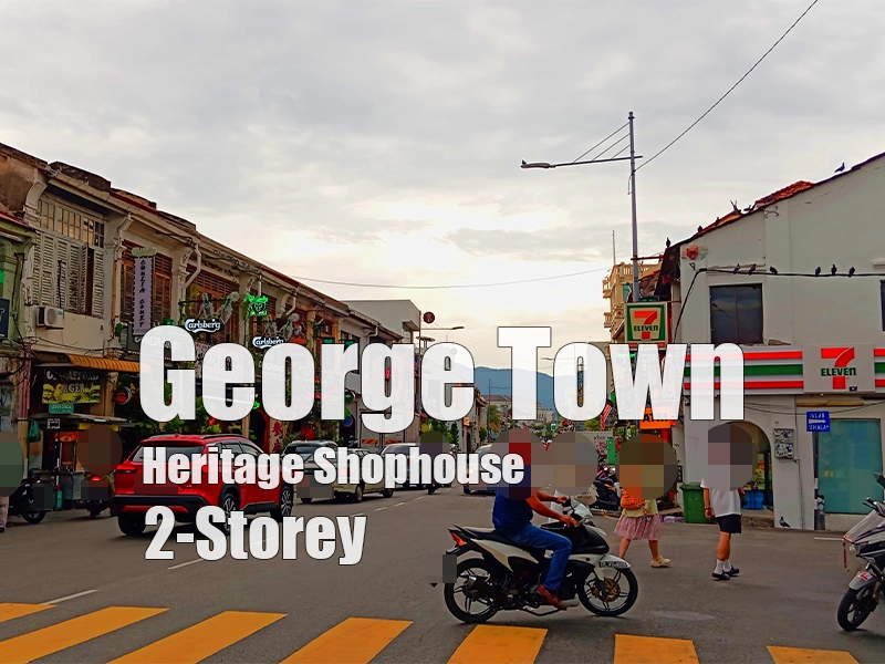Lebuh Chulia 2-Storey Shophouse for Rent | Georgetown