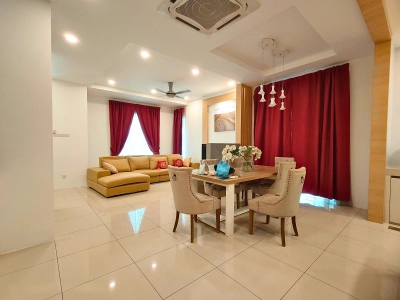 Panorama Lapangan Saujana (Green Park), Ipoh, Double Storey Semi D, Renovated Fully Furnished