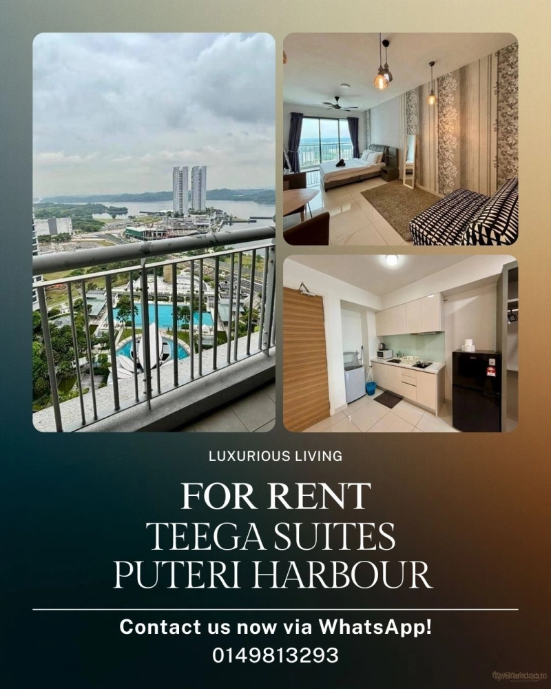 Fully Furnished High-Level Studio in Puteri Harbour