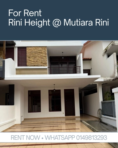 Rini Height @ Mutiara Rini — Renovated Double-Storey Home for Rent