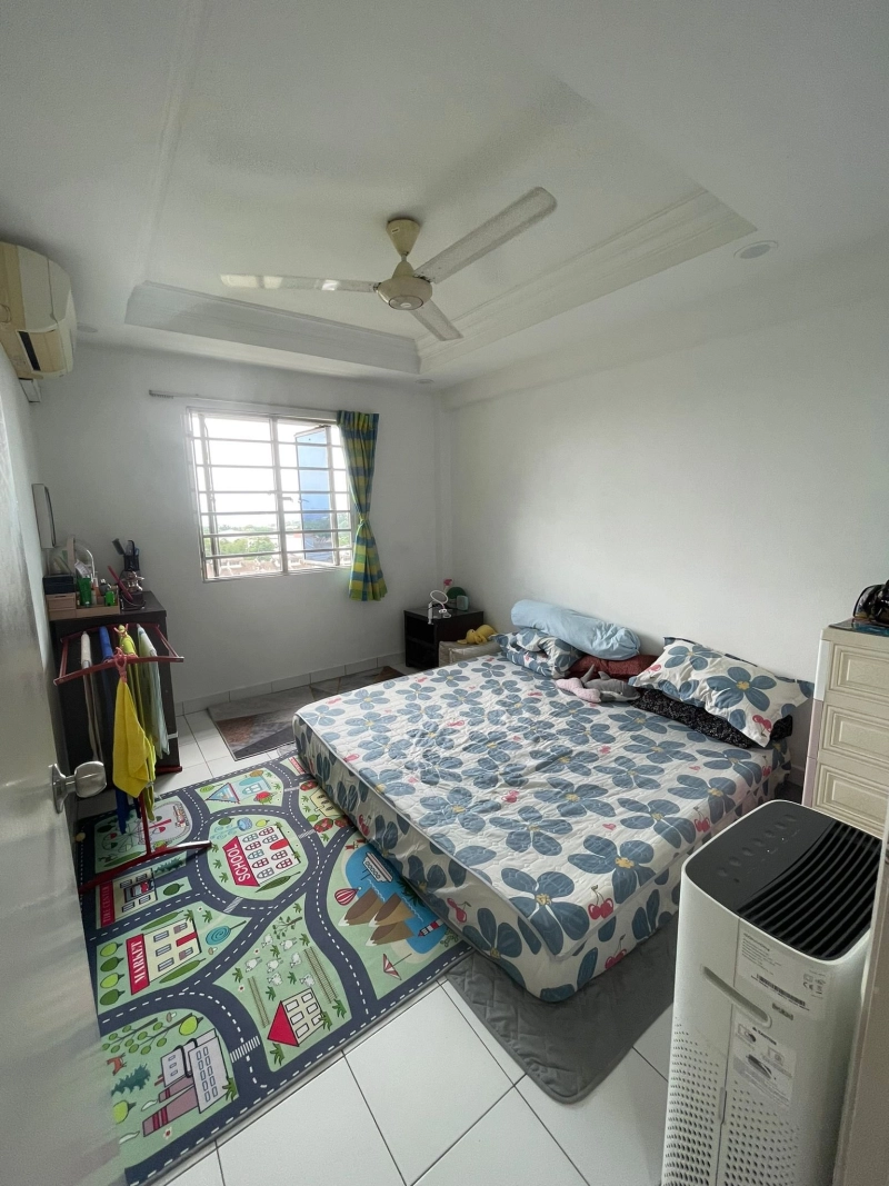 AMAN DUA APARTMENT KEPONG, Actual, Freehold, FULLY RENO, Low Deposit
