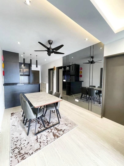 Renovated Residensi Kepongmas, Kepong Kuala Lumpur Facing KL view