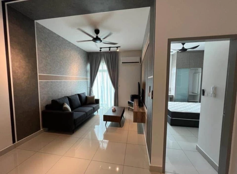 Fully furnished studio unit for rent in Damaipuri Condominium