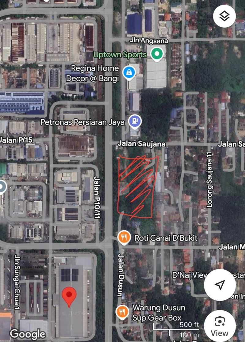 BANGI PERSIARAN JAYA TANAH BANGUNAN