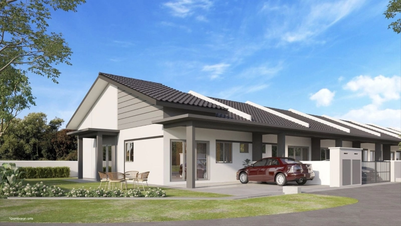 Rumah Teres Satu Tingkat Mampu Milik, Kakitangan Kerajaan LPPSA dekat Proton City Perak