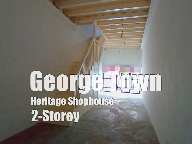 Chulia Street 2-Storey Heritage Shophouse for Rent | Georgetown