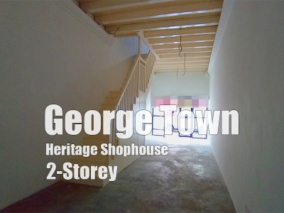 Chulia Street 2-Storey Heritage Shophouse for Rent | Georgetown