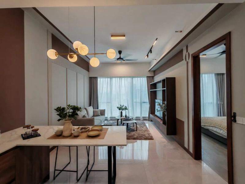 CORE Residence @ TRX, Tun Razak Exchange, KL-5 mins to TRX mall, level 43a KL118 view, Brand new unit, Open for Reservation Now