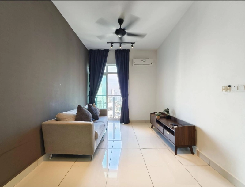 Master bedroom with private bathroom