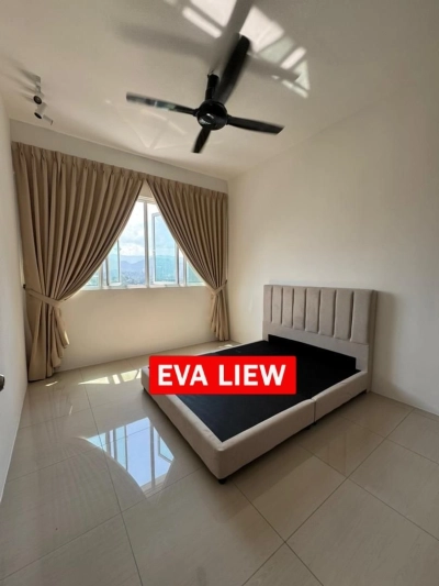 Zen6 Condo Gelugor Furnished & Renovated City view 2 Car Park Qb mall