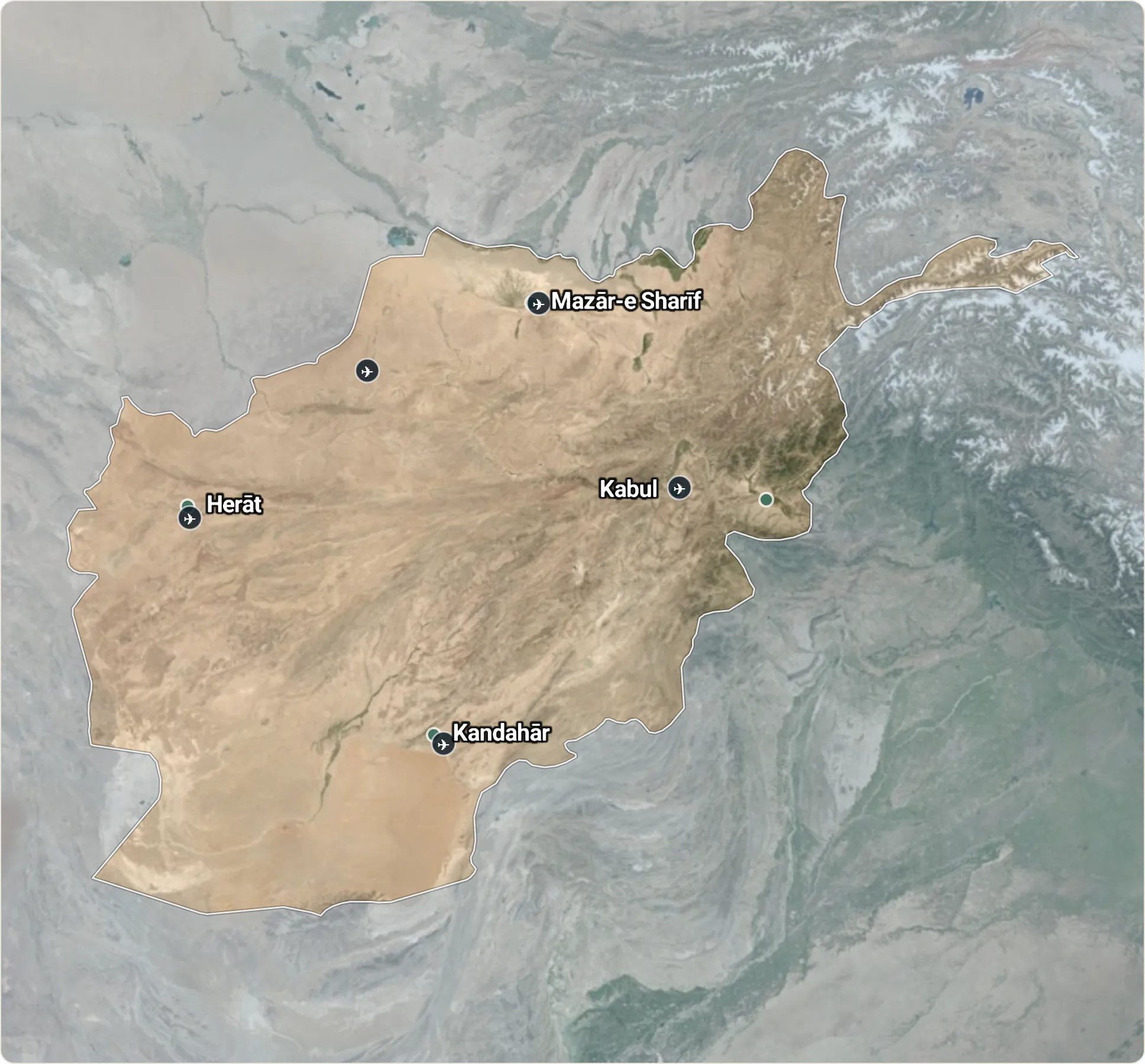 Map of Afghanistan