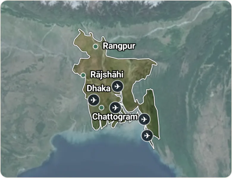 Map of Bangladesh