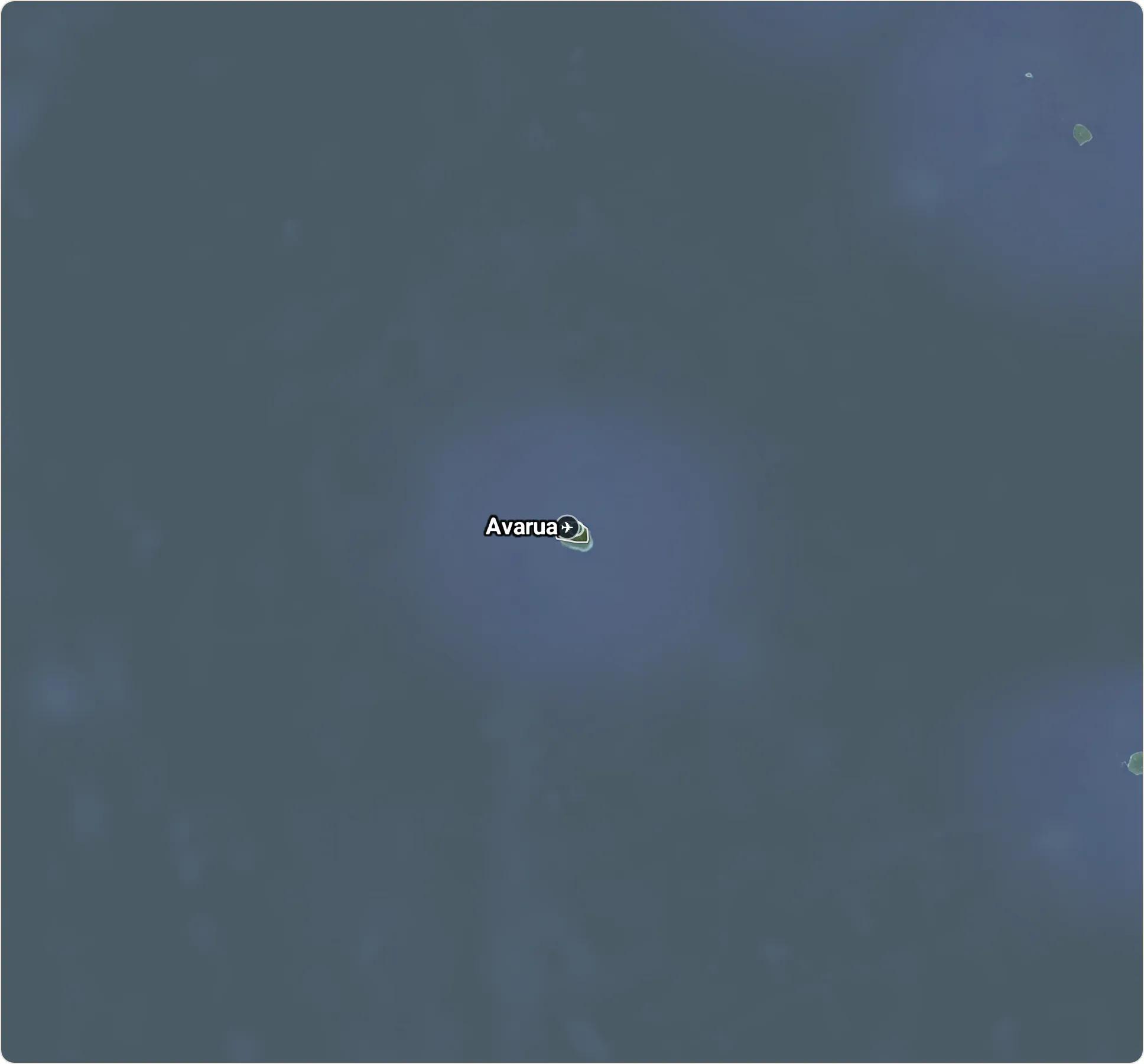 Map of Cook Islands