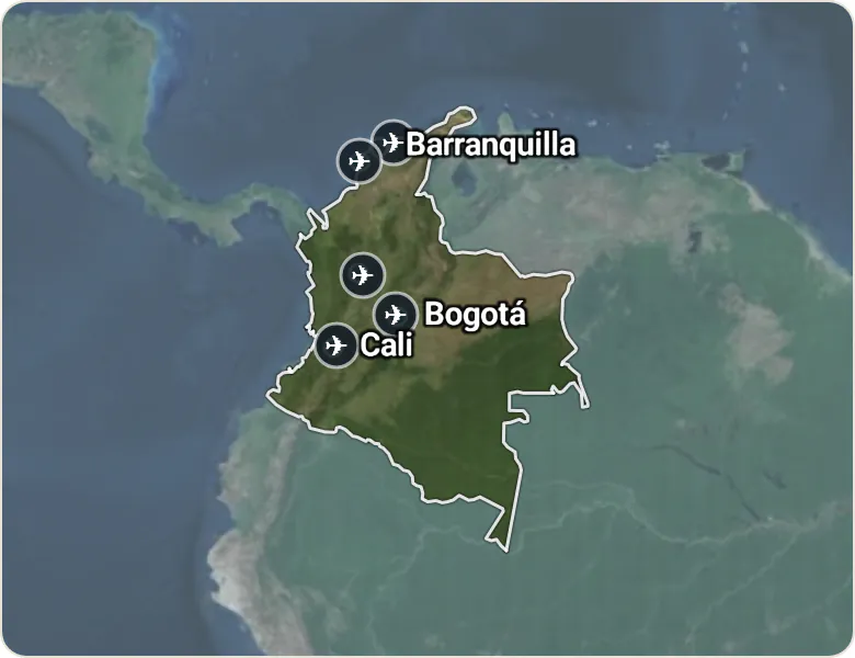 Map of Colombia