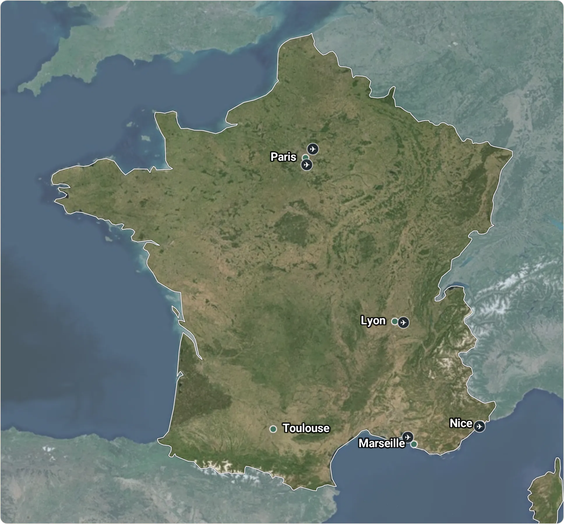 Map of France