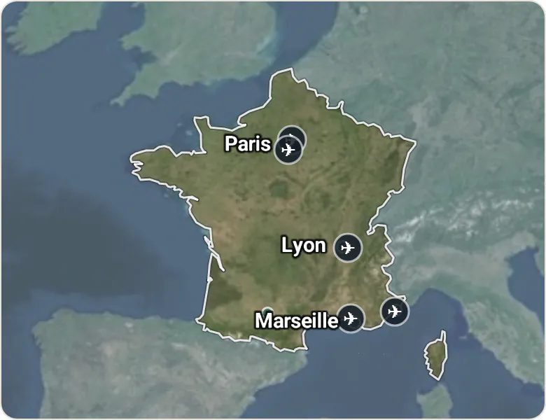 Map of France