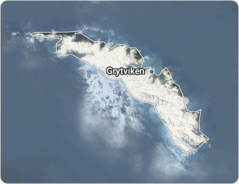 Map of South Georgia and the South Sandwich Islands