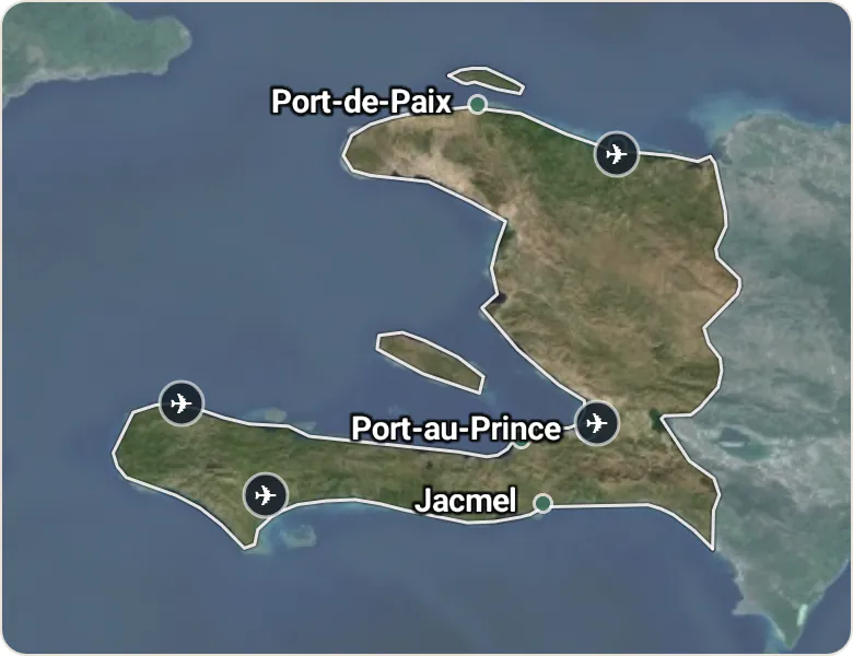 Map of Haiti