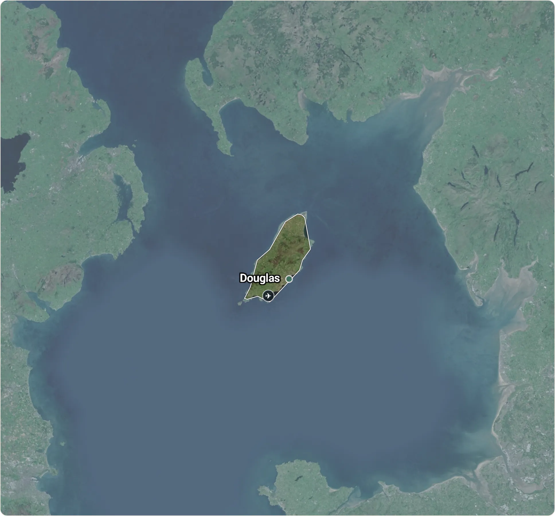 Map of Isle of Man
