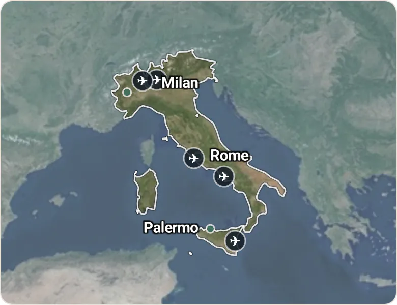 Map of Italy