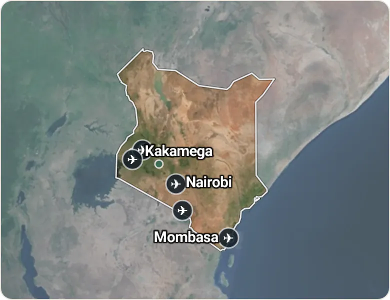 Map of Kenya