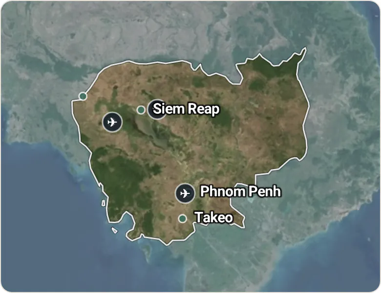 Map of Cambodia