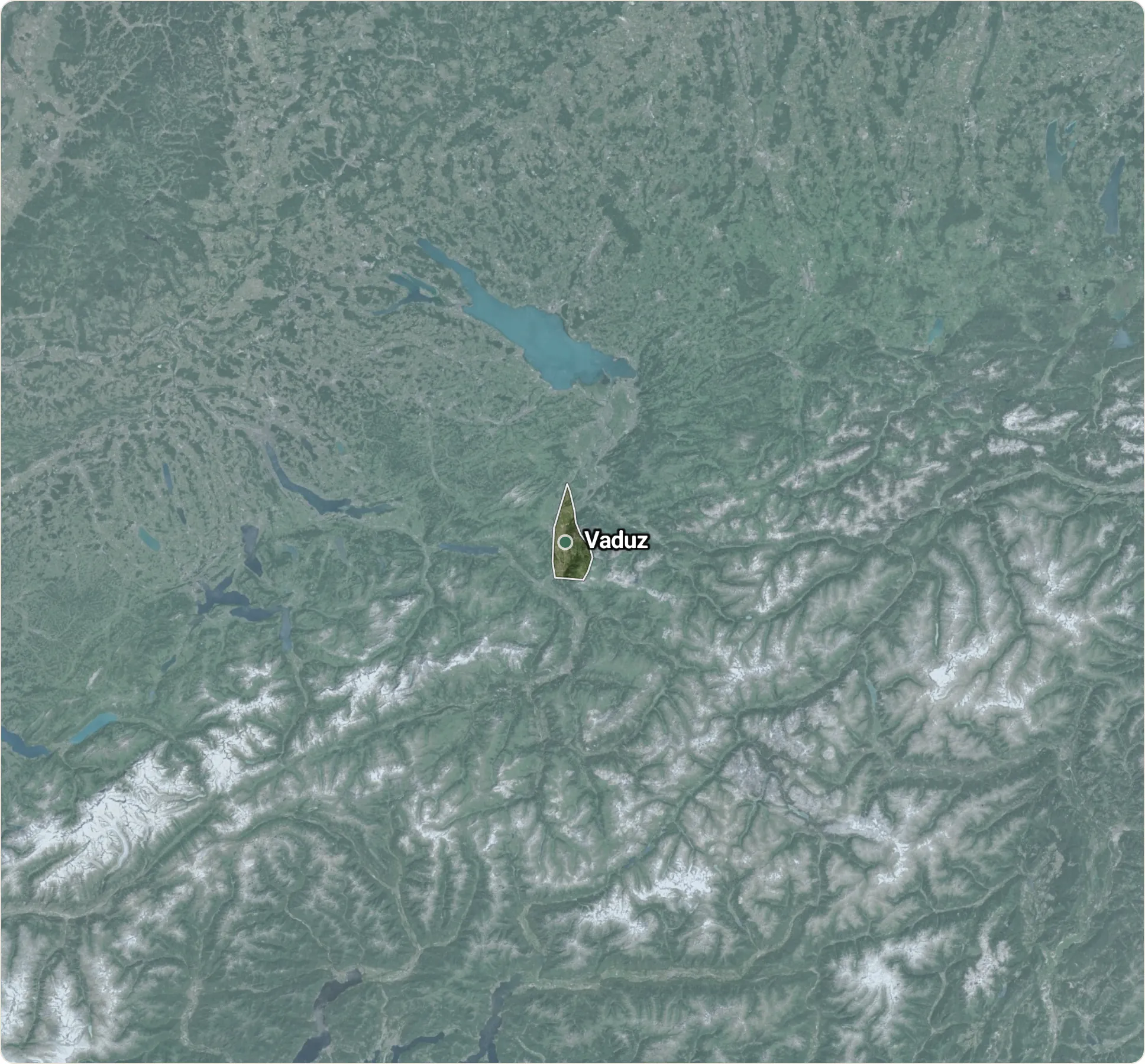 Map of Liechtenstein