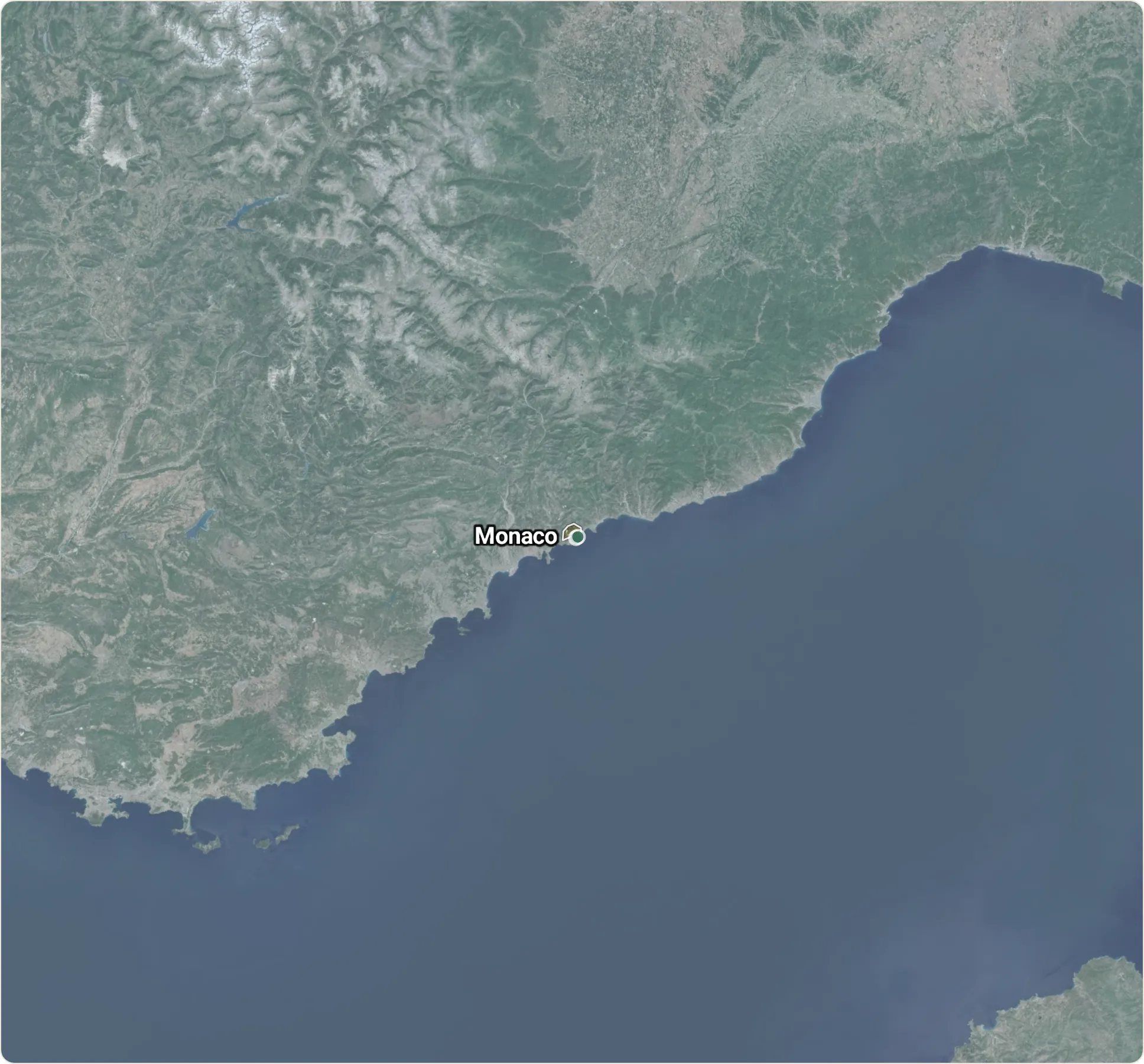 Map of Monaco