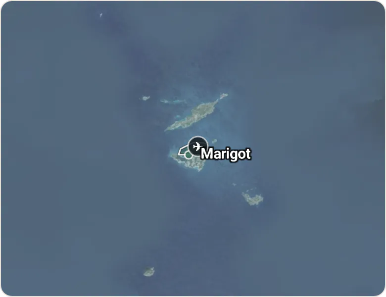 Map of Saint Martin