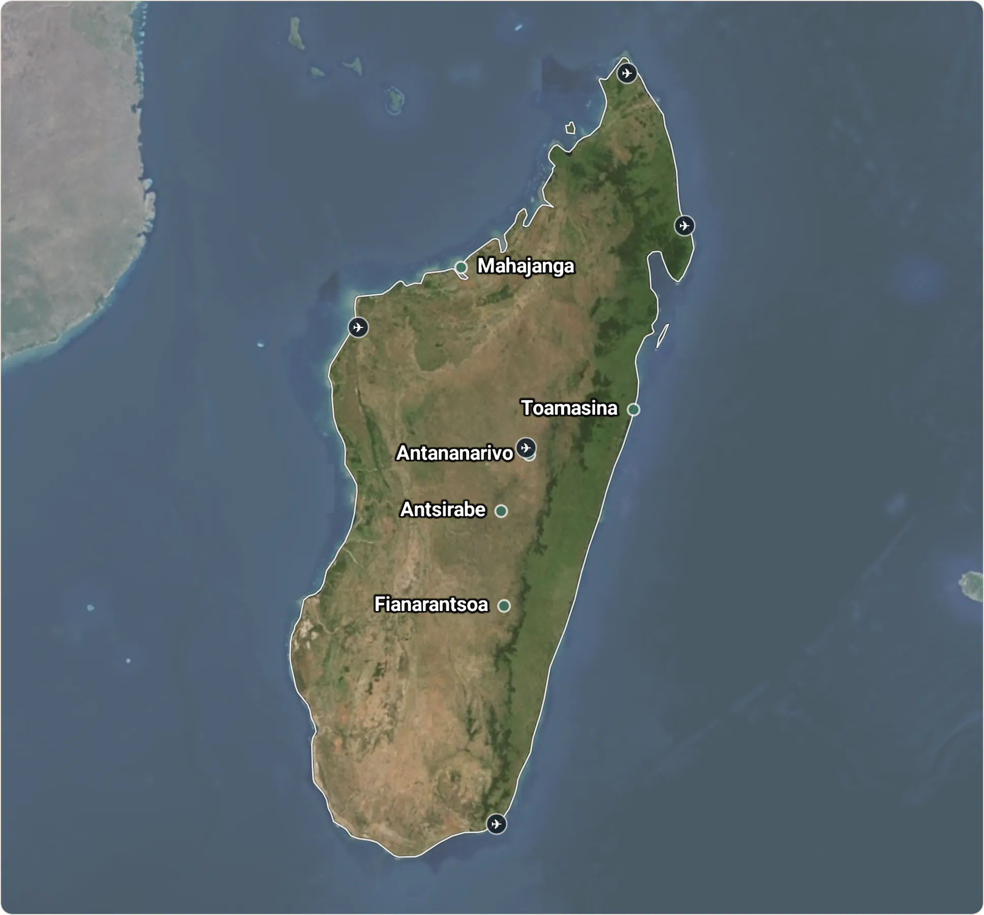 Map of Madagascar