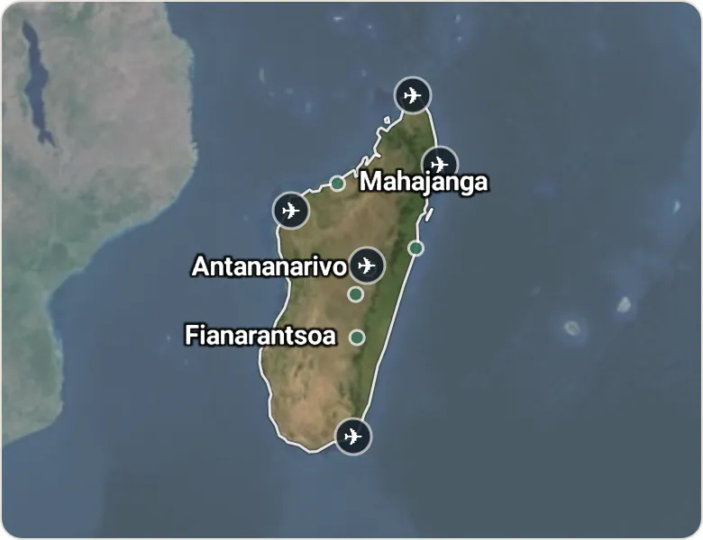 Map of Madagascar