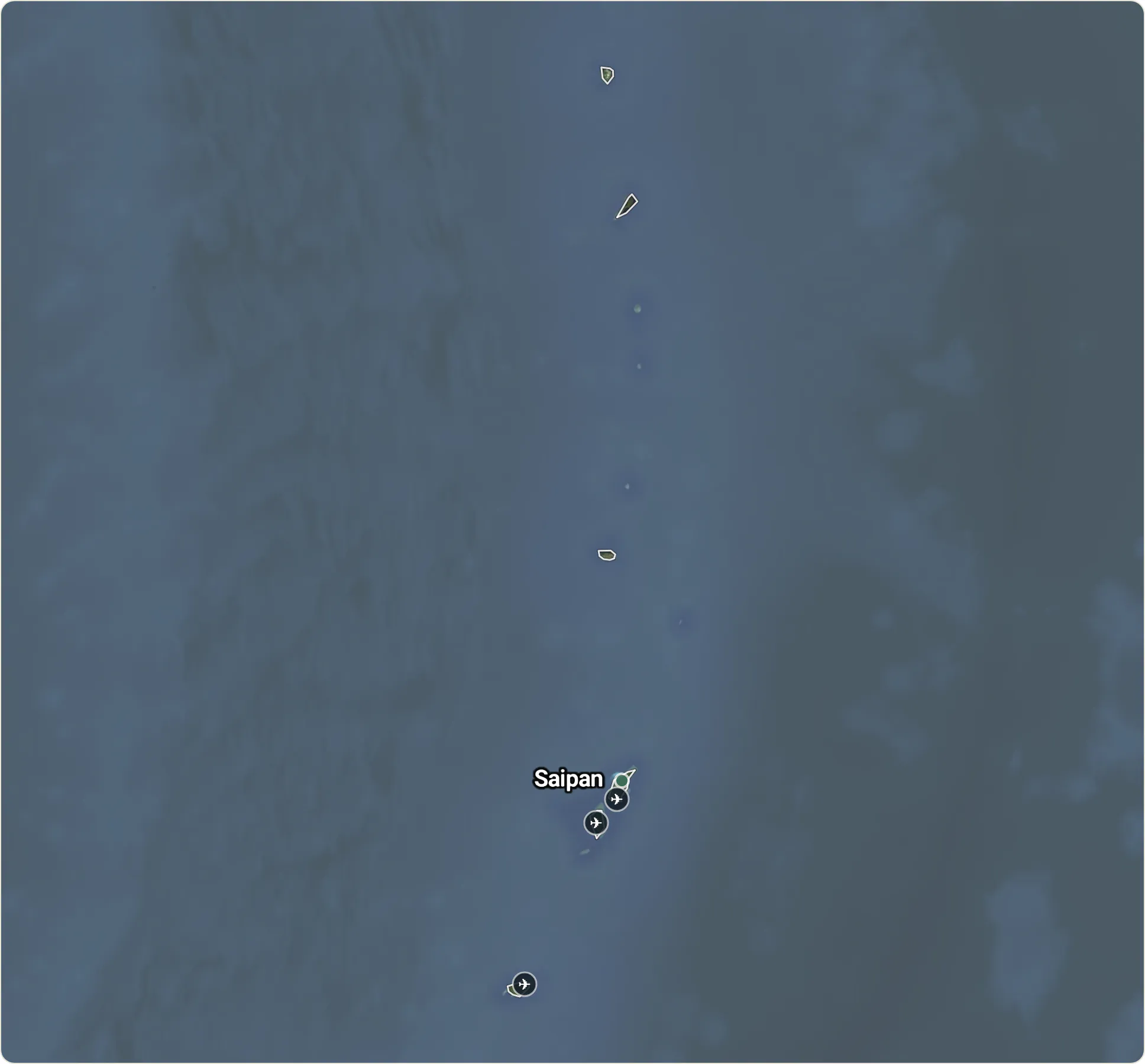Map of Northern Mariana Islands