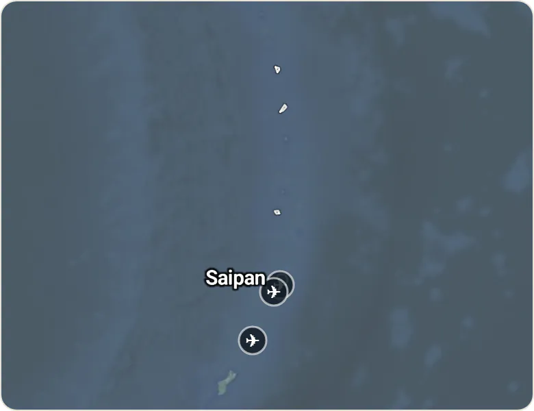 Map of Northern Mariana Islands