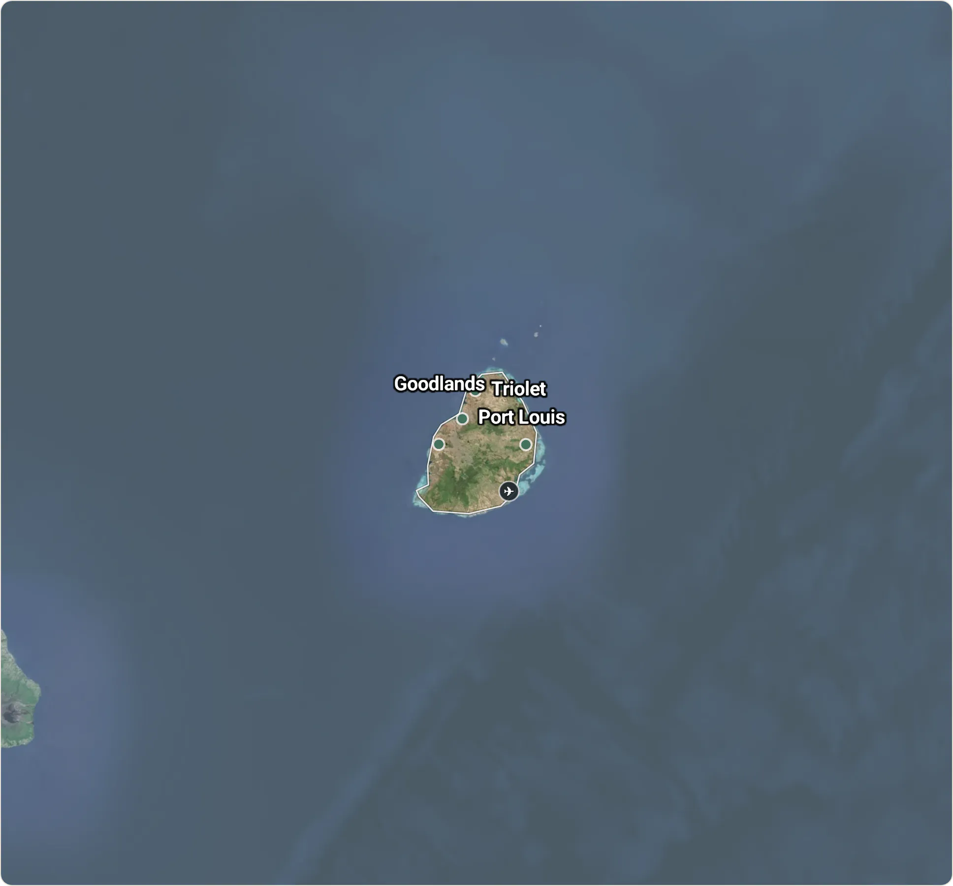 Map of Mauritius