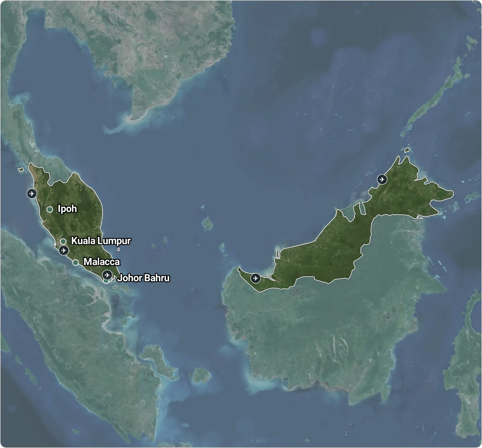 Map of Malaysia